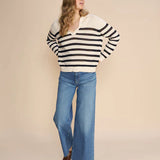 Mos Mosh | Rora Stripe Knit ~ Ecru