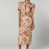 Winona | Vaughn Belted Dress ~ Vintage Floral