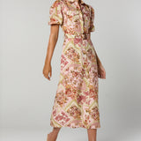 Winona | Vaughn Belted Dress ~ Vintage Floral