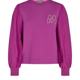 Mos Mosh | Brianne O-LS Sweatshirt ~ Vivid Viola