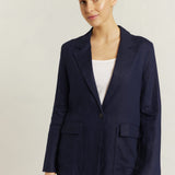 Alessandra | Devon Blazer ~ Navy