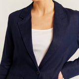 Alessandra | Devon Blazer ~ Navy