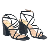 Piazza Grande ~ Block Heel ~ Preto