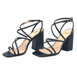 Piazza Grande ~ Block Heel ~ Preto