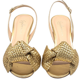 Guilhermina | Bow Heel ~ Dourado