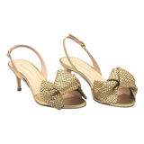 Guilhermina | Bow Heel ~ Dourado