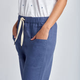 Cloth+Paper+Scissors | Casual Linen Pant ~ Denim