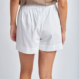 Cloth+Paper+Scissors | Cotton Shorts ~ White