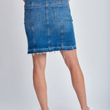 Cloth+Paper+Scissors | Denim Knee Length Skirt