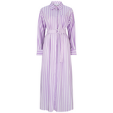 Curaae | Jasmin Dress ~ Lilac Stripe