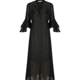 Morrison | Ellison Linen Dress ~ Black