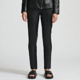 Raw by Raw | Frankie Jogger Leather Pant ~ Jet