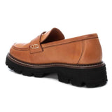 Carmela | Leather Loafer ~ Camel