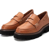 Carmela | Leather Loafer ~ Camel