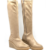 Lucia Viguera | Licra Suede Knee High ~ Sand