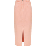 Morrison | Noir Denim Skirt ~ Blush