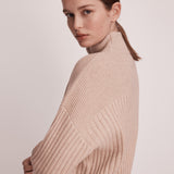 Morrison | Oliver Merino Rib Pullover ~ Flax