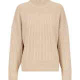 Morrison | Oliver Merino Rib Pullover ~ Flax