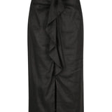 Morrison | Savasi Linen Skirt ~ Black