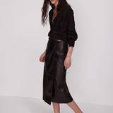 Morrison | Patti Leather Skirt ~ Black