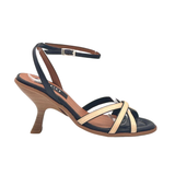 Neo | Multi Heel ~ Negro/Beige