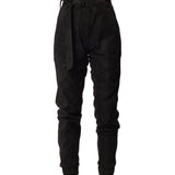 Once Was | Lyra Faux Suede Jogger ~ Black