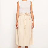 POL | Teri Tie Skirt ~ Pebble