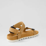 Rollie | Sandal Tooth Wedge ~ Soft Tan