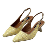 Neo | Rafia Slingback ~ Beige/Nirvana