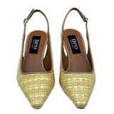 Neo | Rafia Slingback ~ Beige/Nirvana