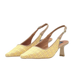 Neo | Rafia Slingback ~ Beige/Nirvana