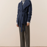 POL | Carter Wrap Coat ~ Blue