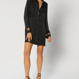 Winona | Aubrey Shirt Dress ~ Black