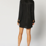 Winona | Aubrey Shirt Dress ~ Black