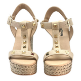 Nattiva | Stud Wedge ~ Beige