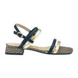 Quait | Summer Sandal ~ Platino/Negro