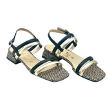 Quait | Summer Sandal ~ Platino/Negro