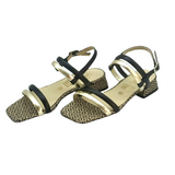 Quait | Summer Sandal ~ Platino/Negro