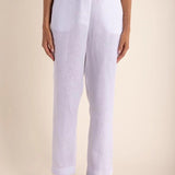 Two-T's | Linen 7/8 Pant ~ White