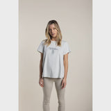 Two-T's | Logo Sequin Shirt ~ White