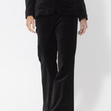 Joey the Label | Velvet Bootleg Pant ~ Black