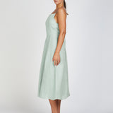 In The Sac | Amalfi Tie Dress ~ Sage