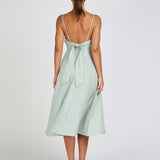 In The Sac | Amalfi Tie Dress ~ Sage