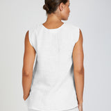 In The Sac | Ayra Tank Top ~ White