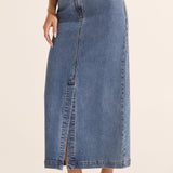 Zoe Kratzmann | Meridian Skirt ~ Mid Wash Denim