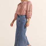 Zoe Kratzmann | Meridian Skirt ~ Mid Wash Denim